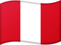 Flagge von Peru