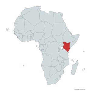 Kenia Landkarte