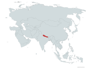 Nepal Landkarte