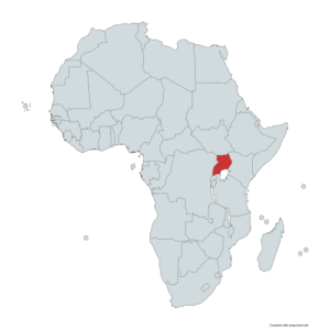 Karte uganda