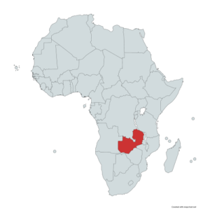 Karte Zambia