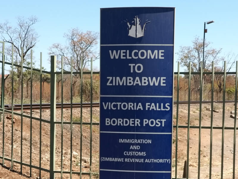 Grenze zu Simbabwe
