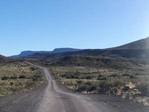 Straße im Karoo